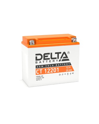 Delta CT 12201. Аккумулятор герметичный свинцово-кислотный стартерный. Delta в Ярославле