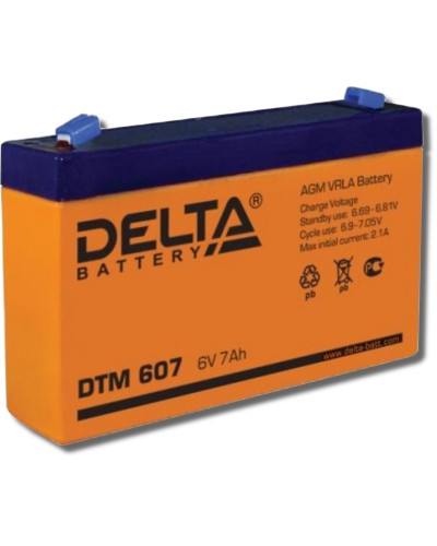 Delta DTM 607. Аккумулятор герметичный свинцово-кислотный. Delta в Ярославле