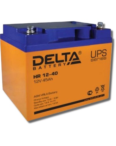 Delta HR 12-40. Аккумулятор герметичный свинцово-кислотный. Delta в Ярославле