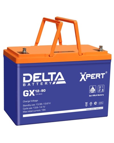 Delta GX 12-90. Аккумулятор герметичный свинцово-кислотный. Delta в Ярославле