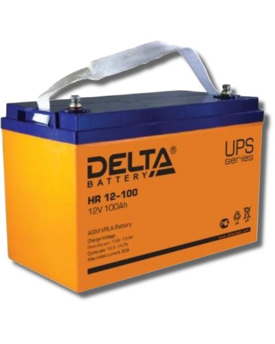 Delta HR 12-100. Аккумулятор герметичный свинцово-кислотный. Delta в Ярославле