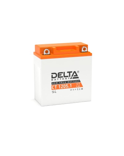Delta CT 1205.1. Аккумулятор герметичный свинцово-кислотный стартерный. Delta в Ярославле