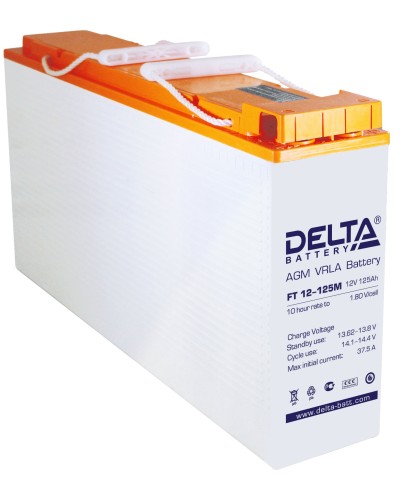 Delta FT 12-125 M. Аккумулятор герметичный свинцово-кислотный. Delta в Ярославле