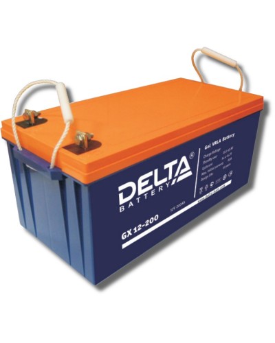 Delta GX 12-200. Аккумулятор герметичный свинцово-кислотный. Delta в Ярославле