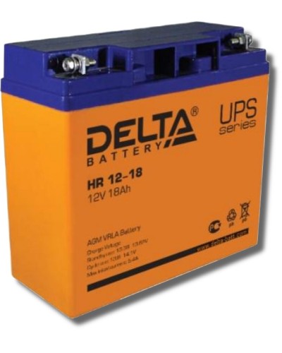 Delta HR 12-18. Аккумулятор герметичный свинцово-кислотный. Delta в Ярославле