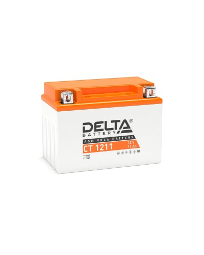 Delta CT 1211. Аккумулятор герметичный свинцово-кислотный стартерный. Delta в Ярославле