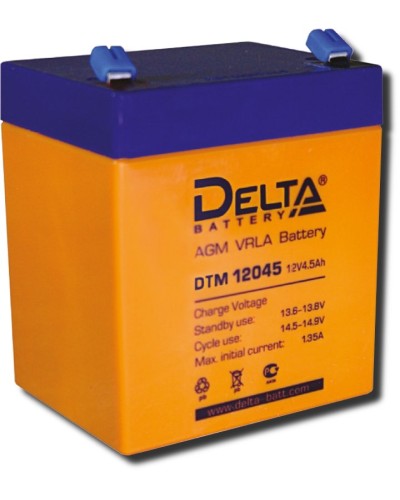 Delta DTM 12045. Аккумулятор герметичный свинцово-кислотный. Delta в Ярославле