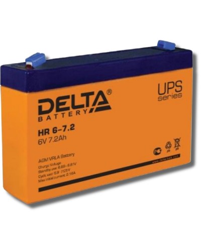 Delta HR 6-7.2. Аккумулятор герметичный свинцово-кислотный. Delta в Ярославле