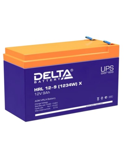 Delta HRL 12-9 X (1234W). Аккумулятор герметичный свинцово-кислотный. Delta в Ярославле