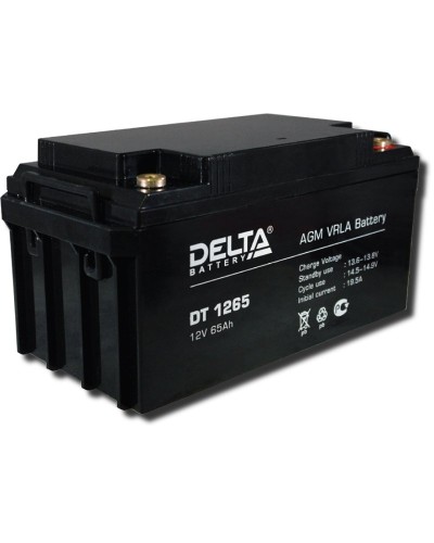 Delta DT 1265. Аккумулятор герметичный свинцово-кислотный. Delta в Ярославле