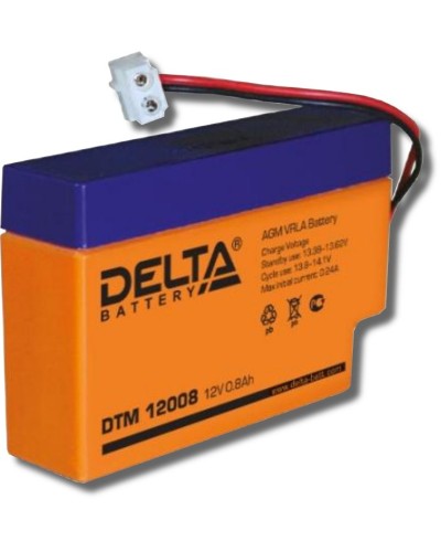 Delta DTM 12008. Аккумулятор герметичный свинцово-кислотный. Delta в Ярославле