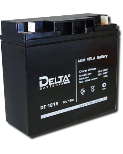 Delta DT 1218. Аккумулятор герметичный свинцово-кислотный. Delta в Ярославле
