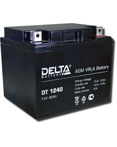 Delta DT 1240. Аккумулятор герметичный свинцово-кислотный. Delta в Ярославле