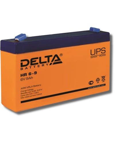 Delta HR 6-9. Аккумулятор герметичный свинцово-кислотный. Delta в Ярославле