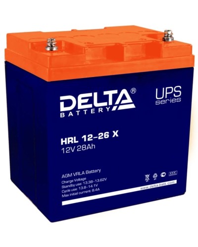Delta HRL 12-26 X. Аккумулятор герметичный свинцово-кислотный. Delta в Ярославле