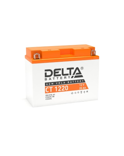 Delta CT 1220. Аккумулятор герметичный свинцово-кислотный стартерный. Delta в Ярославле