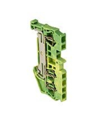 JXB-ST-2.5 3-проводная, земля, желто-зеленная (plc-jxb-st-2.5-3-pen). Колодка клеммная пружинная. EKF в Ярославле