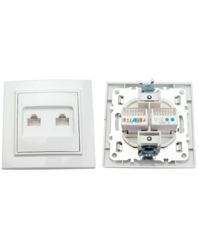 Минск Розетка RJ-45+Phone СП (ERK00-135-10). Розетка RJ-45+Phone СП. EKF в Ярославле