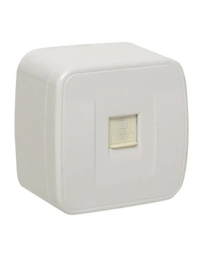 Минск Розетка RJ-45 1-местная ОП 1А (EGK01-035-10). Розетка RJ-45 1-местная ОП 1А. EKF в Ярославле