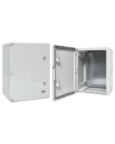 Бокс пластиковый с монтажной платой 400х300х220 IP65 PROxima (PB65MP004). Бокс пластиковый антивандальный. EKF в Ярославле