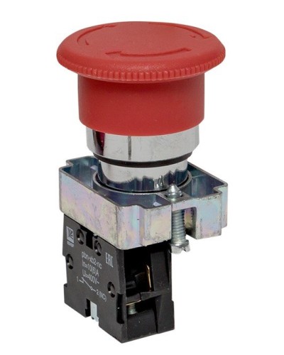 BS542 поворотная красная грибок NC (xb2-bs542). Кнопка поворотная красная грибок. EKF в Ярославле