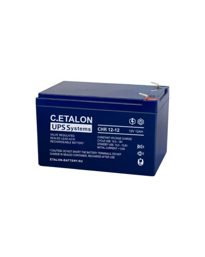 C.ETALON CHR 12-12. Аккумулятор герметичный свинцово-кислотный. ETALON в Ярославле