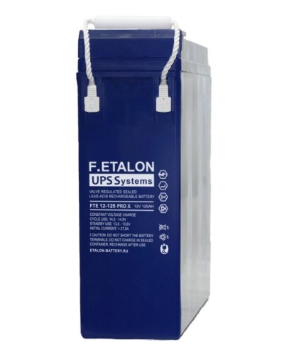 F.ETALON FTE 12-125 PRO X. Аккумулятор герметичный свинцово-кислотный. ETALON в Ярославле