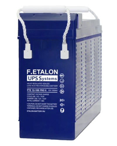 F.ETALON FTE 12-100 PRO X. Аккумулятор герметичный свинцово-кислотный. ETALON в Ярославле