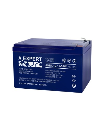 A.EXPERT AHRX 12-12-52W. Аккумулятор герметичный свинцово-кислотный. EXPERT в Ярославле