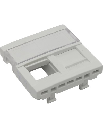 Вставка для 2-х модулей под RJ-45 кат.5e UTP, белая (45971 SBR): Вставка для 2-х модулей в Ярославле