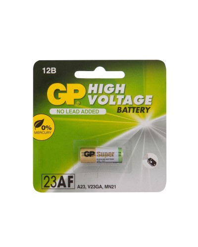 GP 23AF (GP 23AFRA-2F1), БЛИСТЕР. Высоковольтная батарейка 12В. GP Batteries в Ярославле