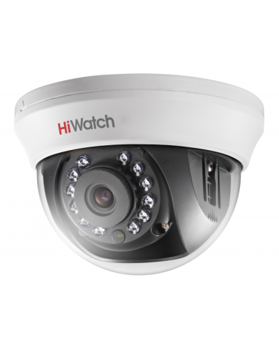 DS-T201(B) (2.8мм). Бюджетная видеокамера мультиформатная купольная. HiWatch в Ярославле
