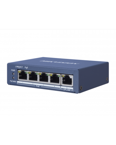 DS-3E0505P-E/M. Коммутатор с питанием POE. Hikvision в Ярославле