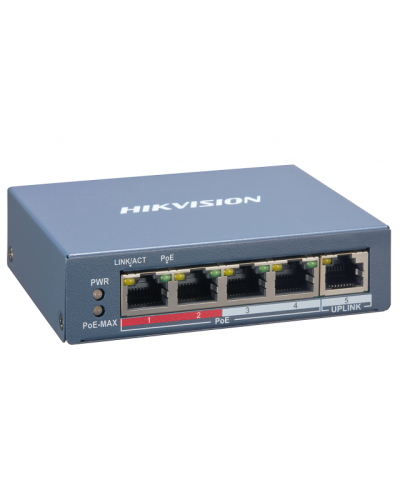 DS-3E1105P-EI. Коммутатор с POE. Hikvision в Ярославле