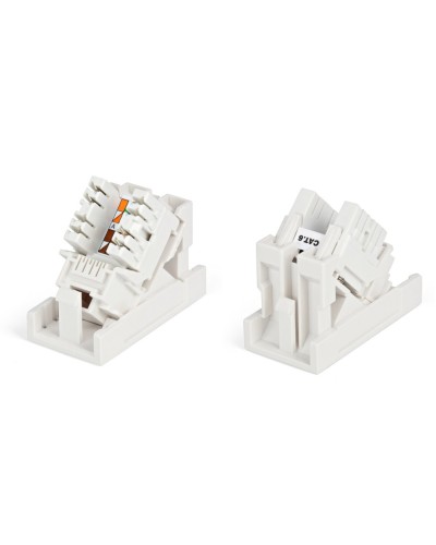 SIP2K-C6-M45-22.5. Вставка 45x22,5 с наклонным модулем RJ-45 категории 6. Hyperline в Ярославле