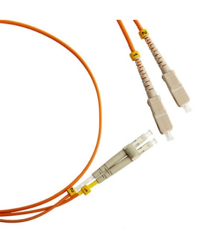 FC-D2-50-LC/PR-SC/PR-H-1M-LSZH-OR. Патч-корд волоконно-оптический LC-SC. Hyperline в Ярославле
