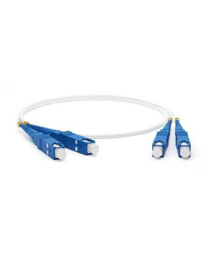 FC-D2-9A1-SC/UR-SC/UR-H-1M-LSZH-WH. Патч-корд волоконно-оптический SC-SC. Hyperline в Ярославле