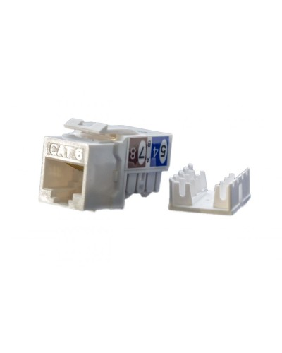 KJ9-8P8C-C6-90-WH. Вставка Keystone Jack RJ-45. Hyperline в Ярославле