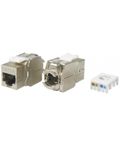 KJ8-8P8C-C6A-180-TLS-SH-F-WH. Вставка Keystone Jack RJ-45. Hyperline в Ярославле