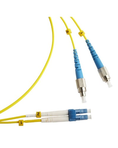 FC-D2-9-FC/UR-LC/UR-H-2M-LSZH-YL. Патч-корд волоконно-оптический FC/UPC-LC/UPC. Hyperline в Ярославле