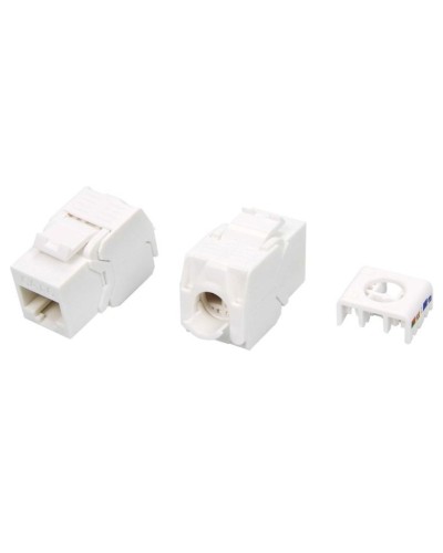 KJ8-8P8C-C6-180-TLS-WH. Вставка Keystone Jack RJ-45. Hyperline в Ярославле