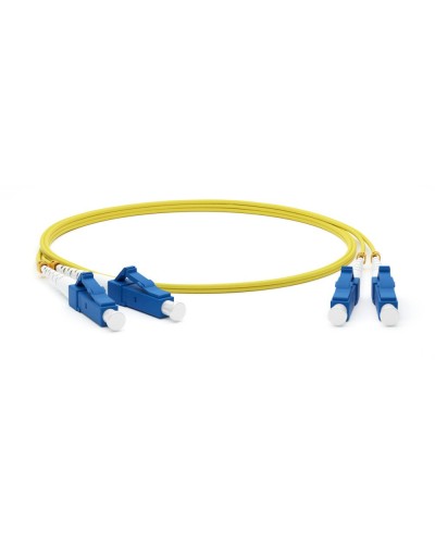 FC-D2-9-LC/UR-LC/UR-H-5M-LSZH-YL. Патч-корд волоконно-оптический одномодовый. Hyperline в Ярославле
