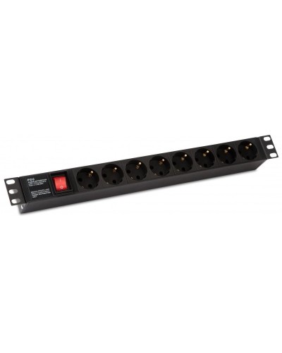 SHE19-8SH-S-IEC. Блок розеток 19. Hyperline в Ярославле