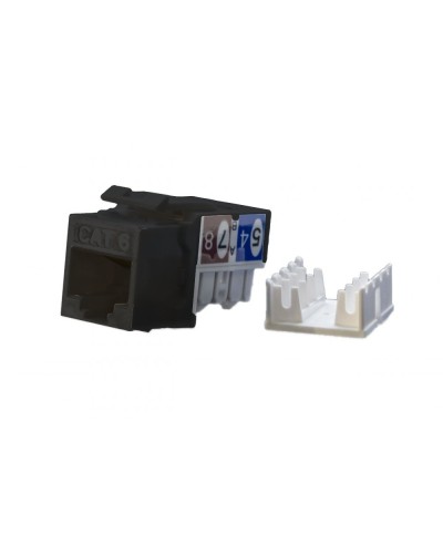 KJ9-8P8C-C6-90-BK. Вставка Keystone Jack RJ-45. Hyperline в Ярославле
