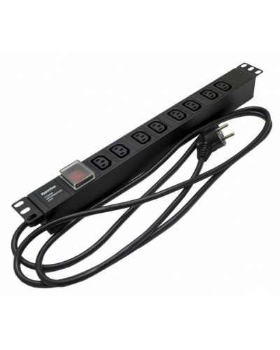 SHE19-8IEC-S-2.5EU. Блок розеток 19. Hyperline в Ярославле