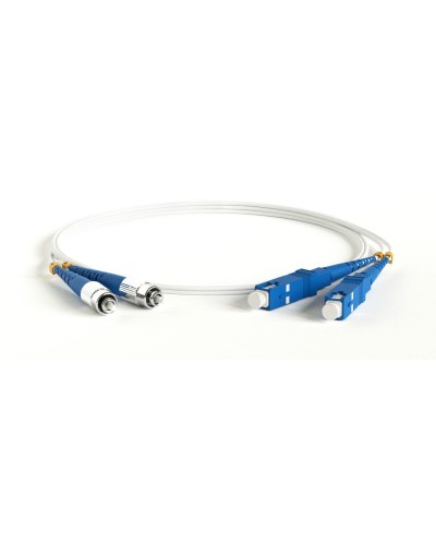 FC-D2-9A1-FC/UR-SC/UR-H-1M-LSZH-WH. Патч-корд волоконно-оптический SC-FC. Hyperline в Ярославле