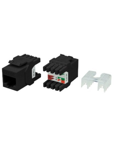 KJ8-8P8C-C5e-180-BK. Вставка Keystone Jack RJ-45. Hyperline в Ярославле