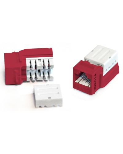 KJNE-8P8C-C5e-90-RD. Вставка Keystone Jack RJ-45. Hyperline в Ярославле