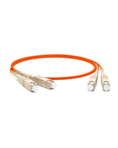 FC-D2-62-SC/PR-SC/PR-H-2M-LSZH-OR. Патч-корд волоконно-оптический многомодовый. Hyperline в Ярославле