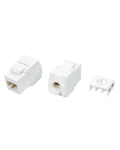 KJ8-8P8C-C6A-180-TLS-WH. Вставка Keystone Jack RJ-45. Hyperline в Ярославле